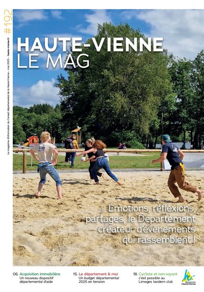 Couverture - Haute-Vienne le mag n°192 - Mai 2025