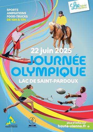 Nouvelle journée  olympique au lac  de Saint-Pardoux