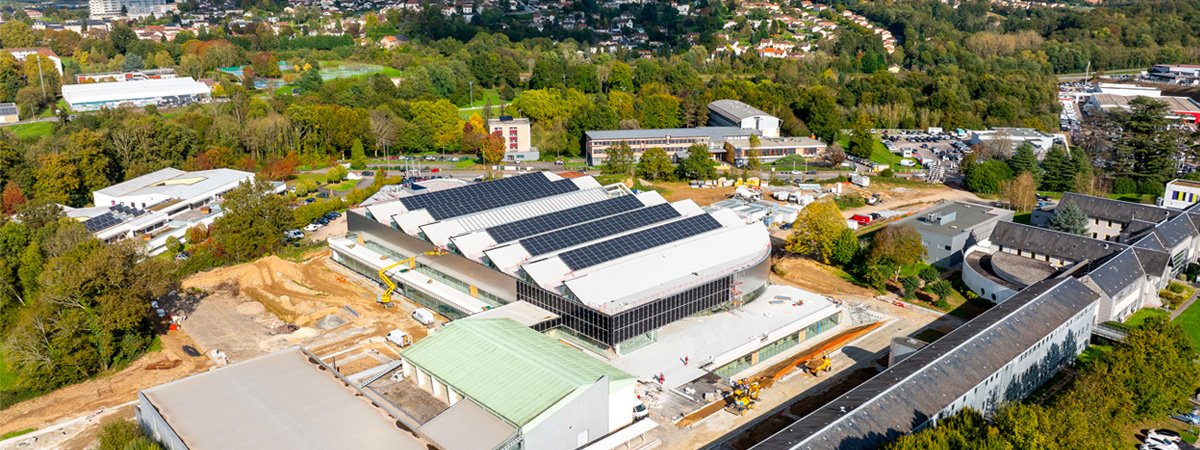 Visuel stade d'athlétisme couvert CHÉOPS87