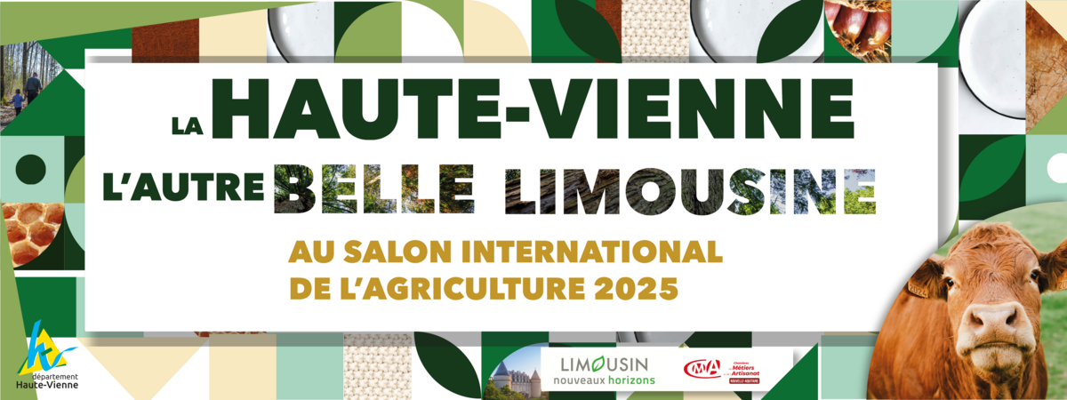 Visuel la Haute-Vienne se révèle au SIA 2025